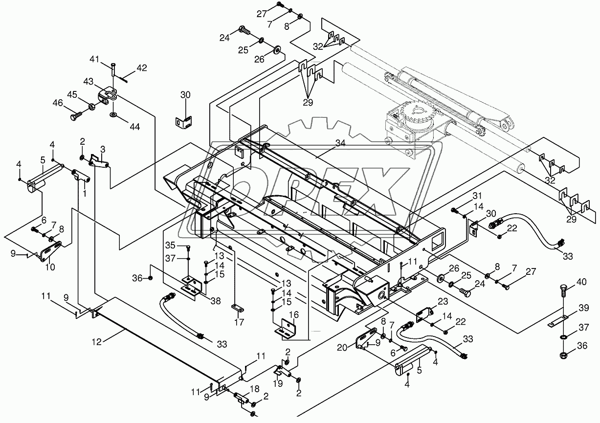Mounting part sharpening device