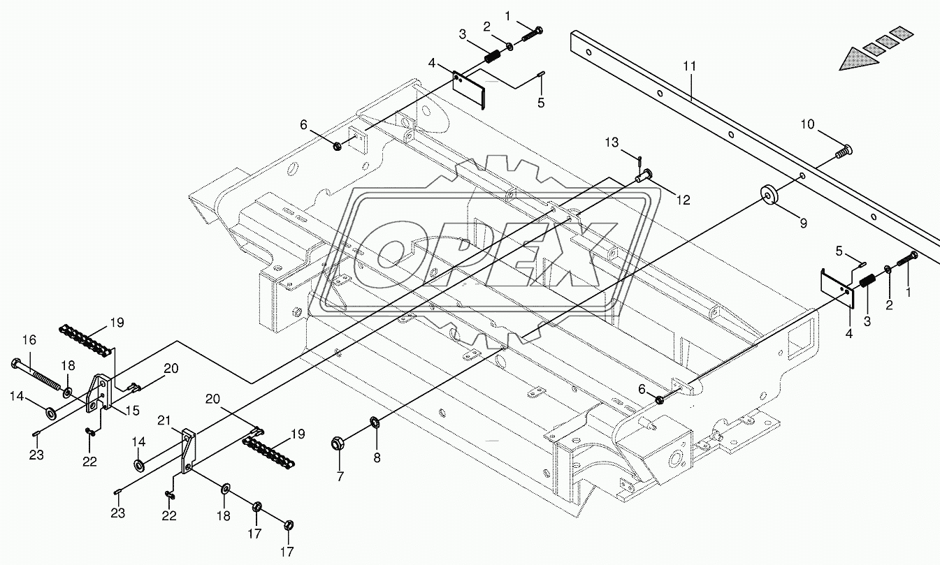 Sharpening device drive