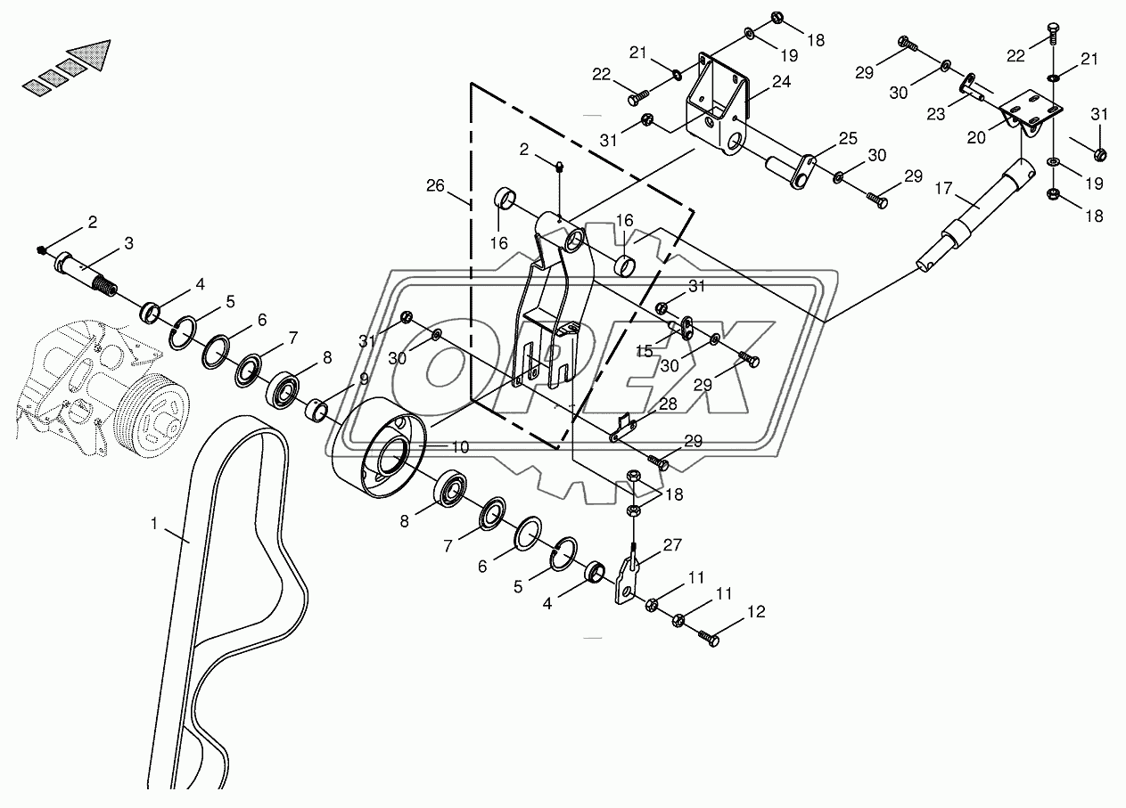 Cracker drive/tensioning device