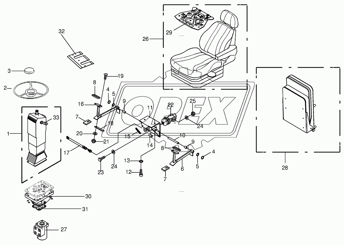 Steering columm