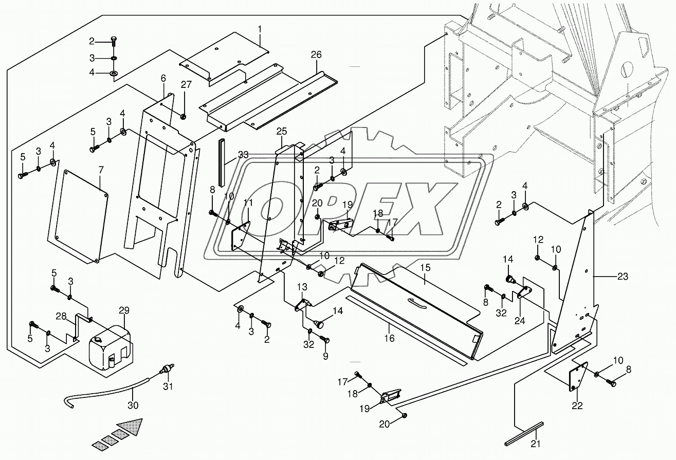 Dividing wall