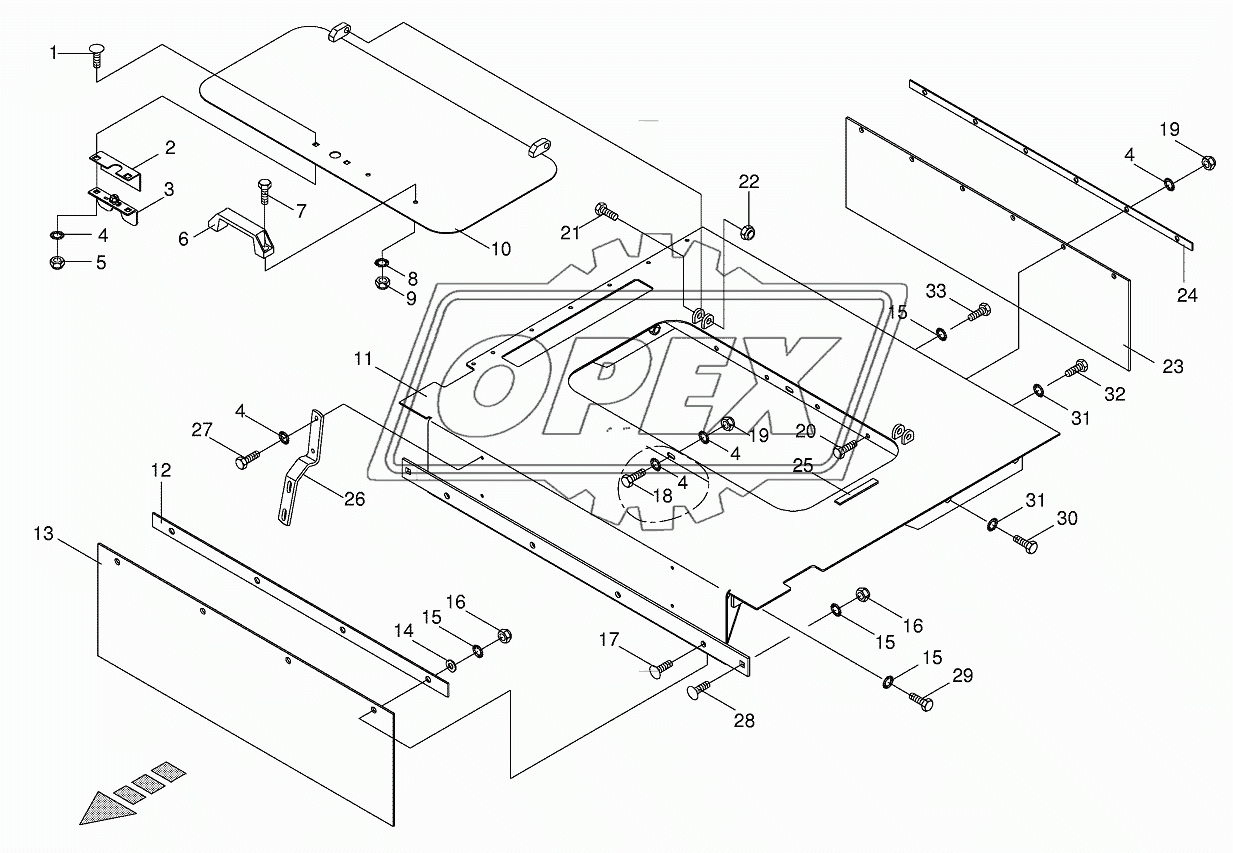 Cover-Feeder Housing