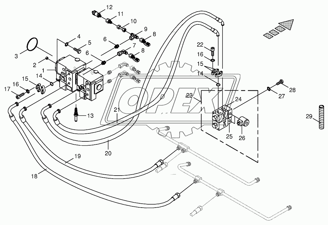 Traction drive pump