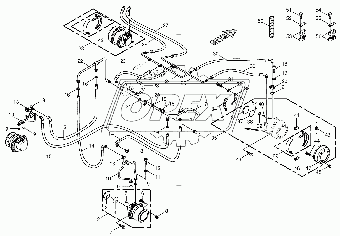 Traction drive wheel engine