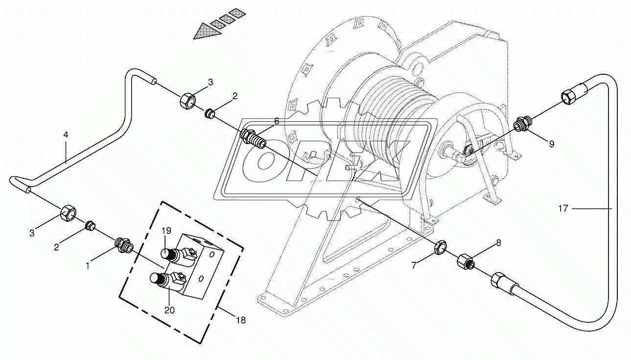 Lines main clutch