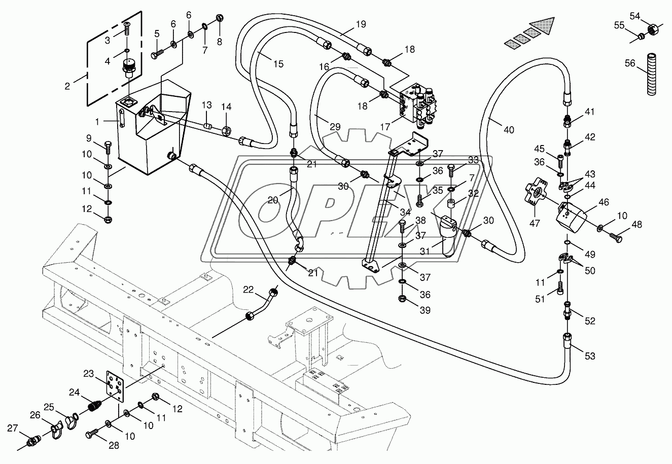 Hydraulics-additive connection back 2