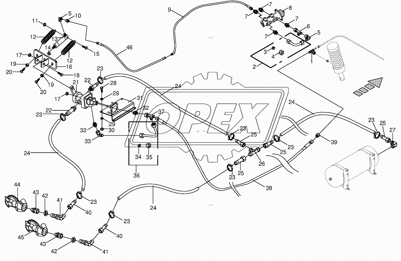 Additive connection for trailer