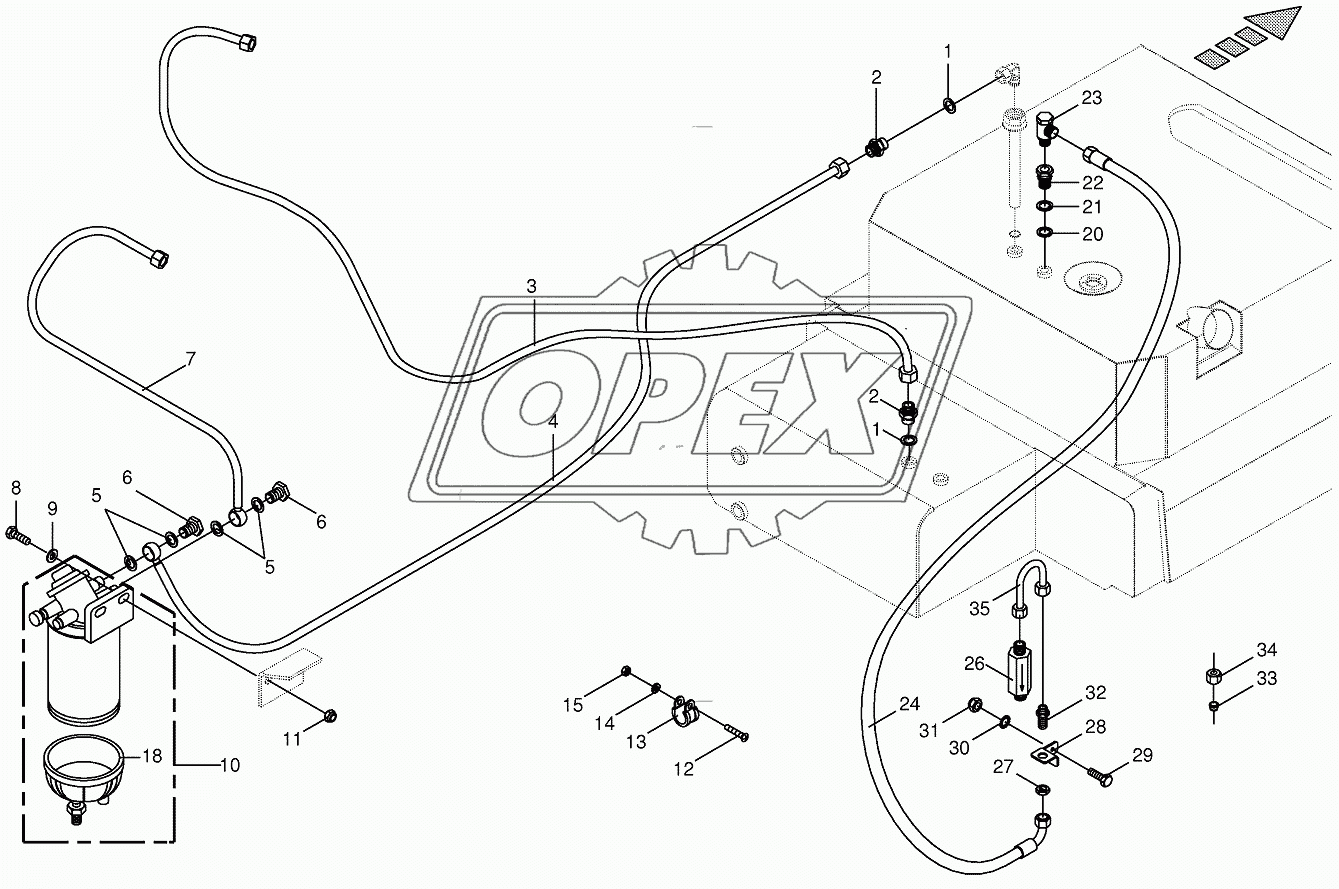 Diesel fuel pipe 2