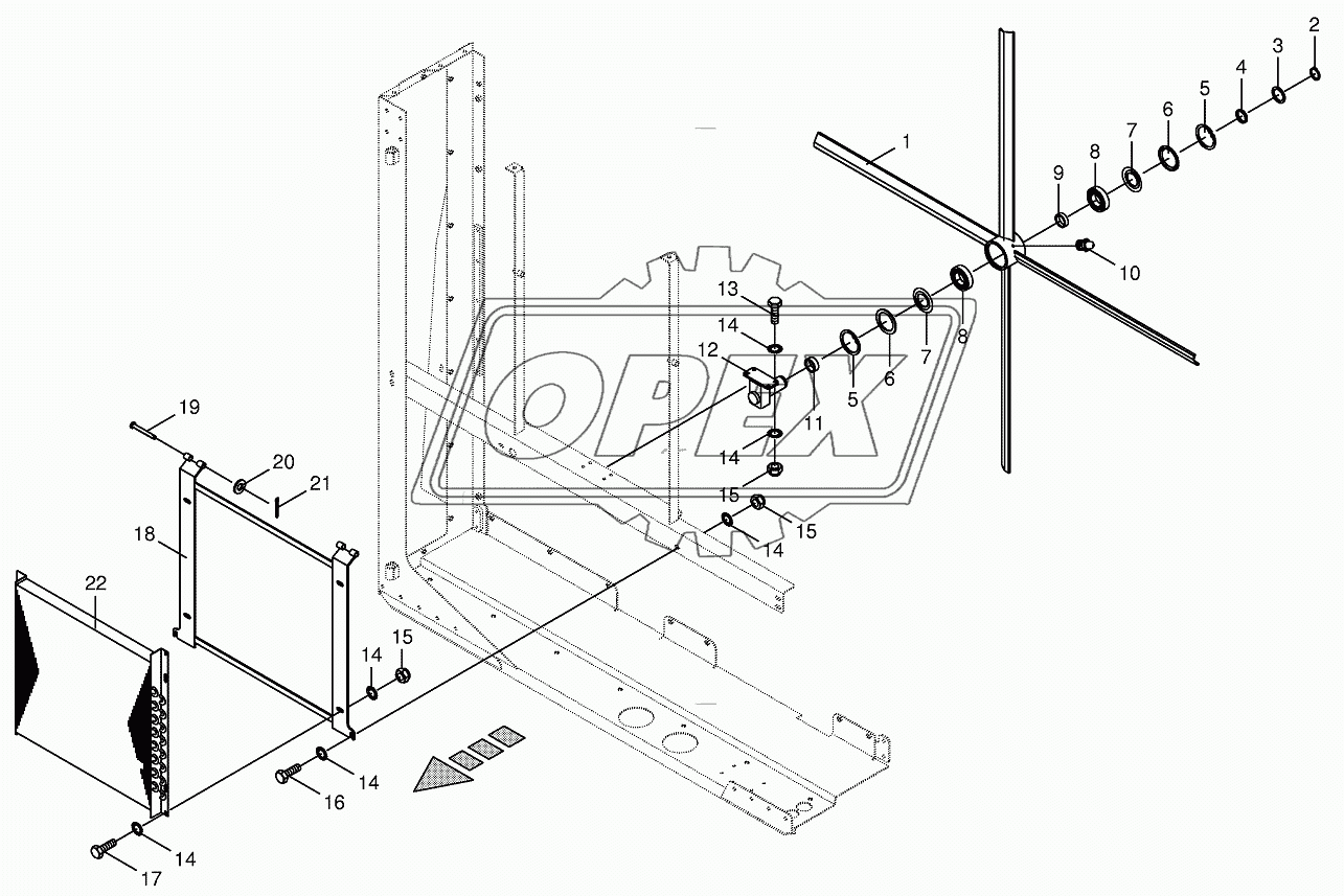 Rotor/Air conditioner mounting