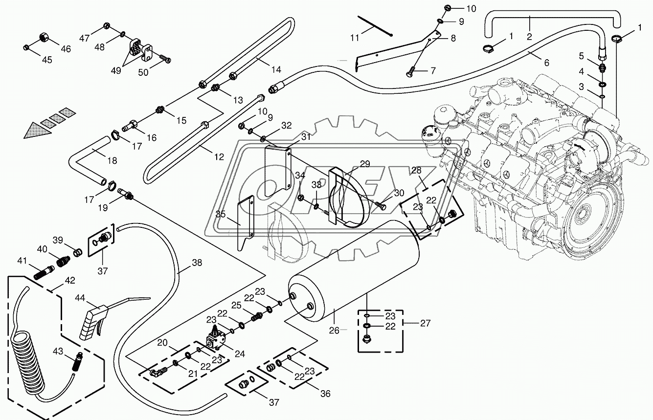 Air pressure-Blow-out gun