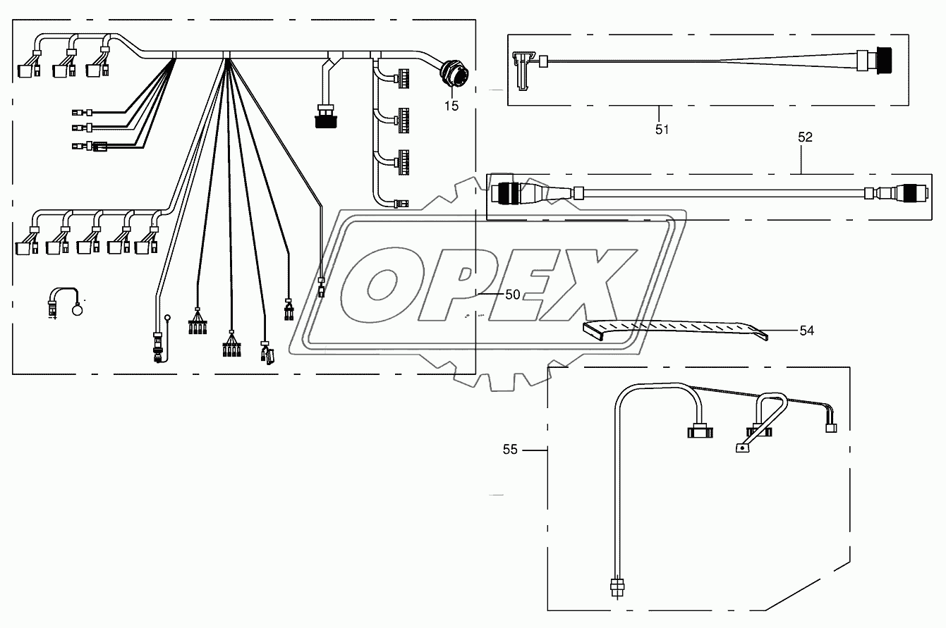 Wiring harness-control boх