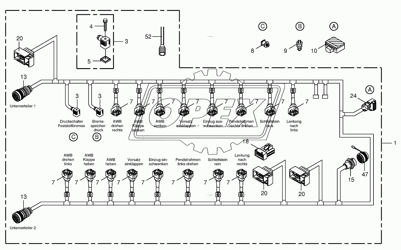 Wiring Harness-valve lock