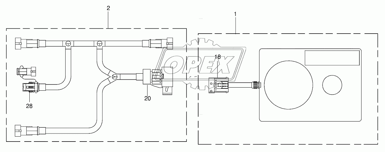 Backlash-alarm impeller fan