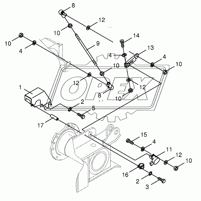 Angle sensor-chopping drum