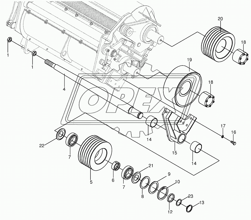 Pulley for changing directions