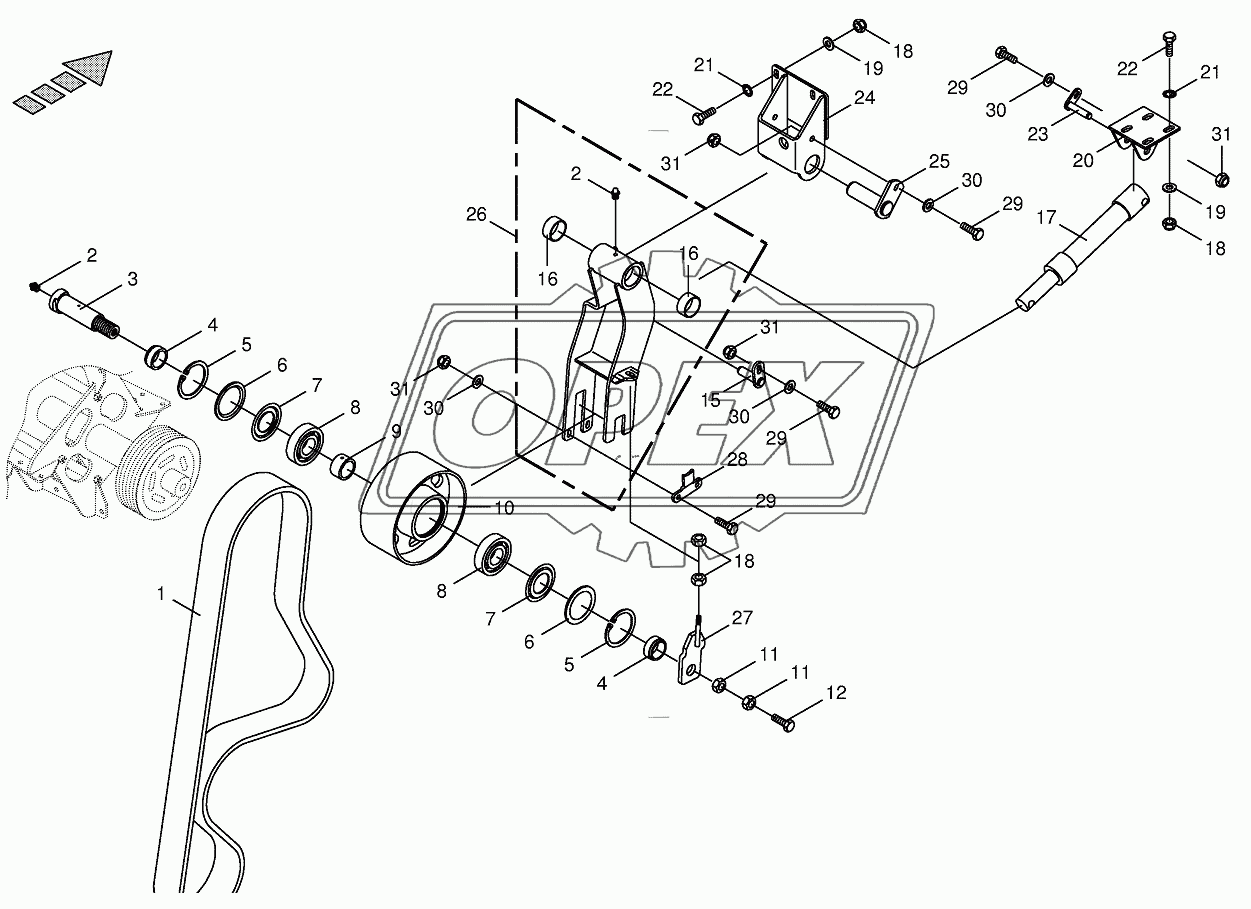 Cracker drive/tensioning device