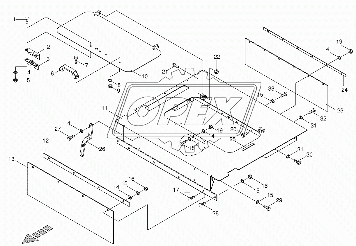 Cover-Feeder Housing