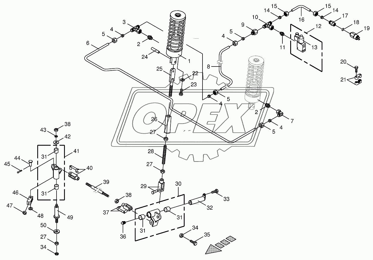 Hydraulic parking brake