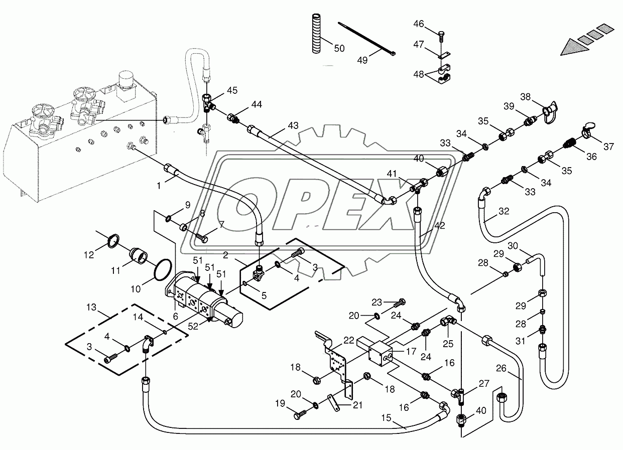 Gear molasses pump