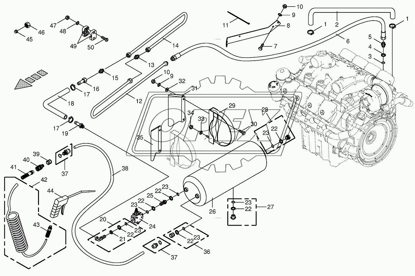 Air pressure-Blow-out gun