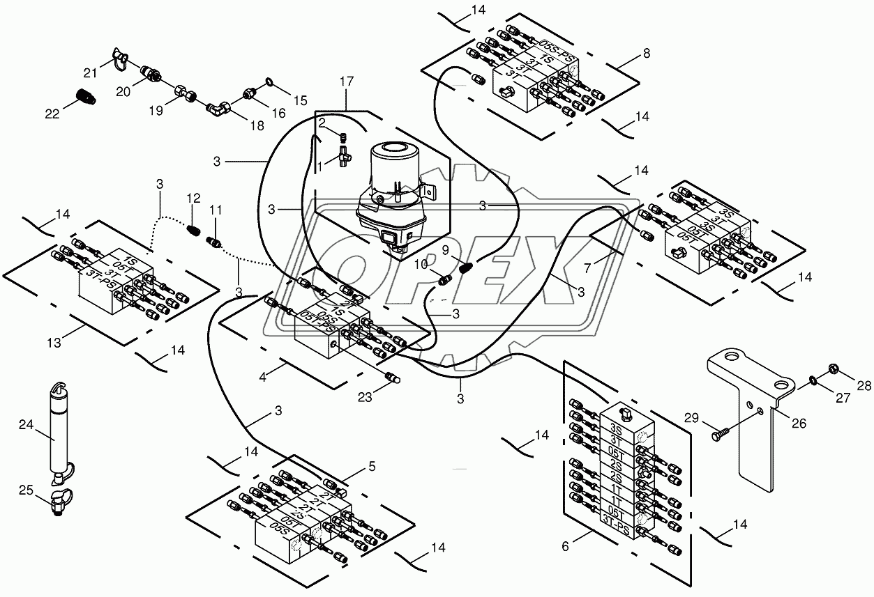 Central lubrication