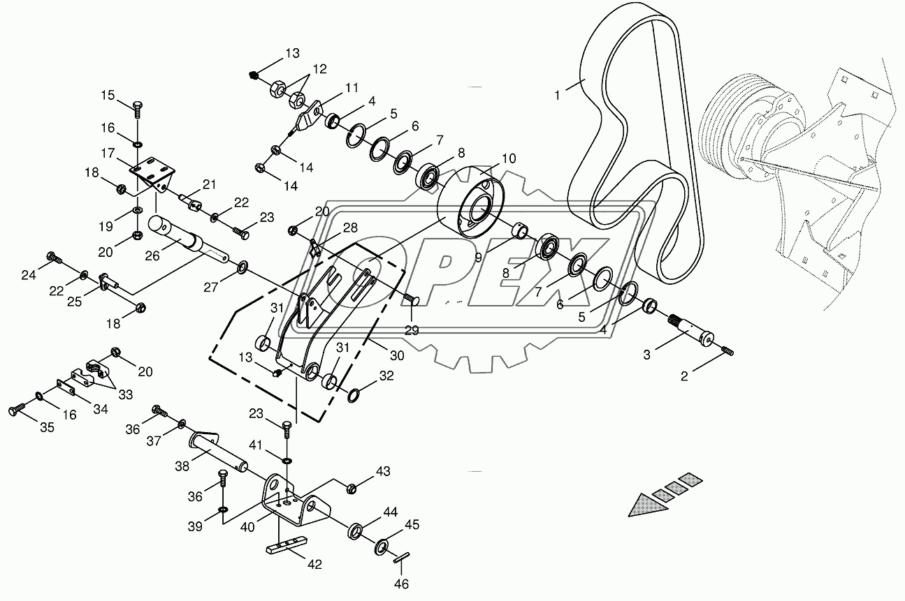 Cracker drive/tensioning device