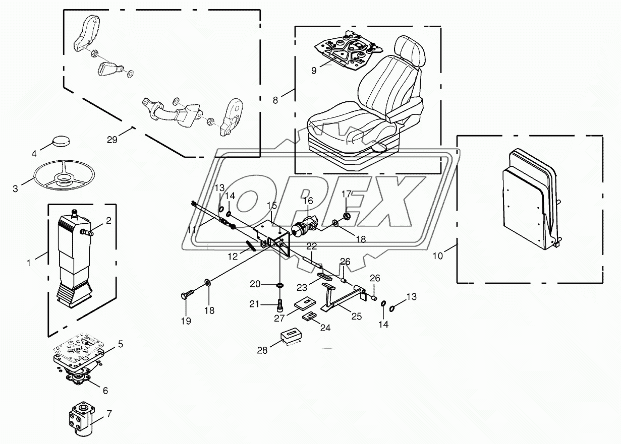 Steering columm