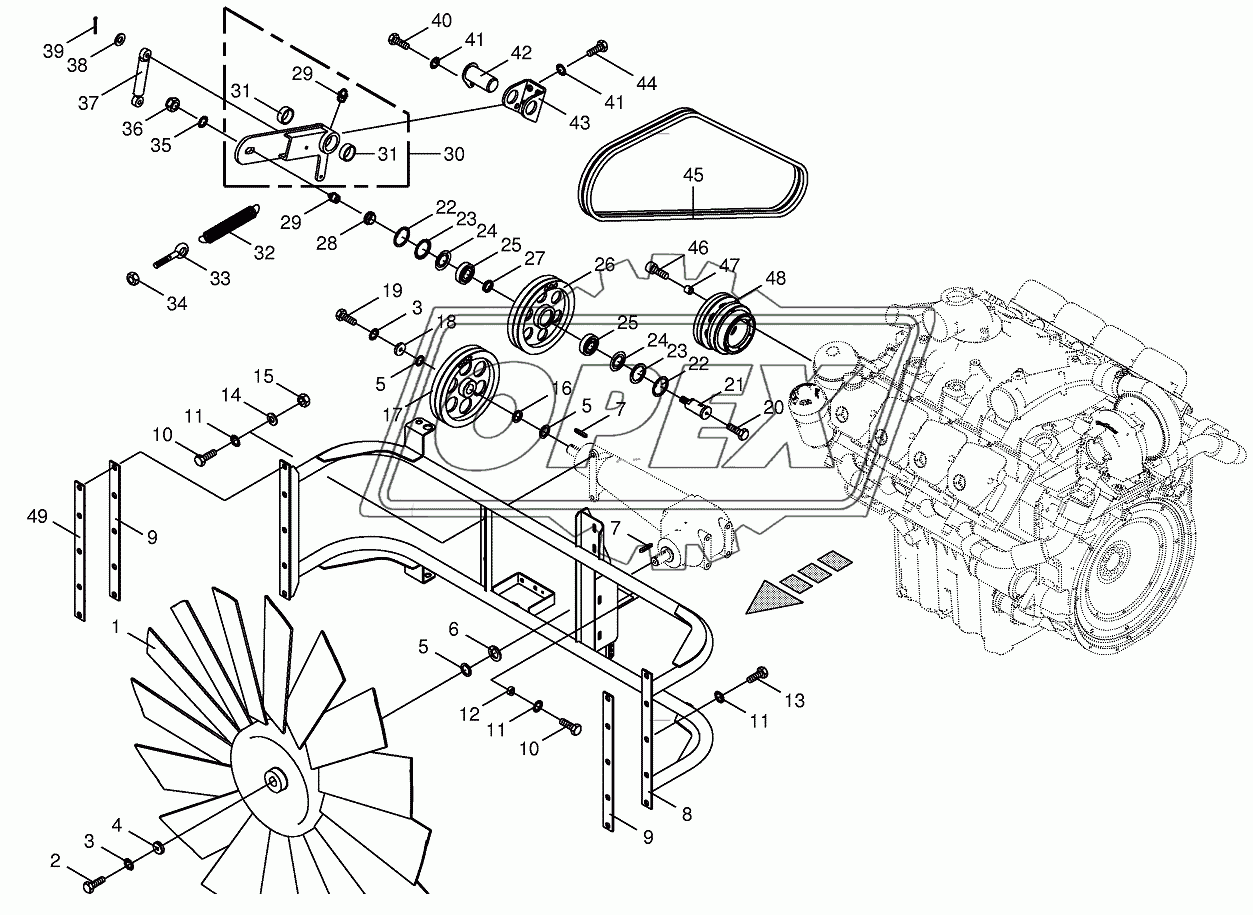 Ventilator wheel / Drive