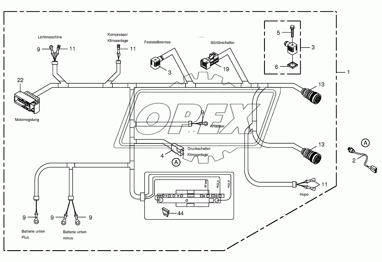 Wiring loom - cab