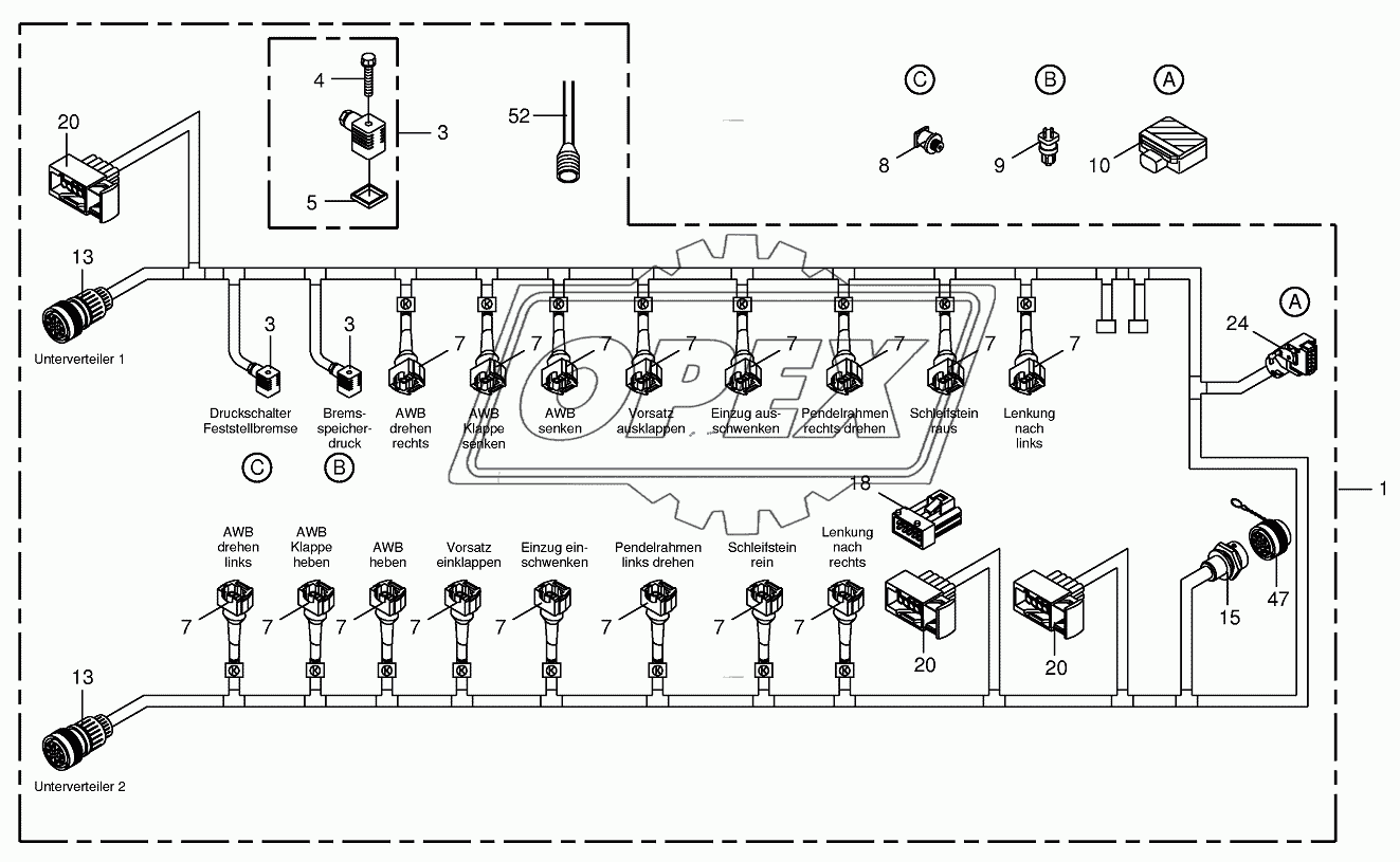 Wiring Harness - valve lock