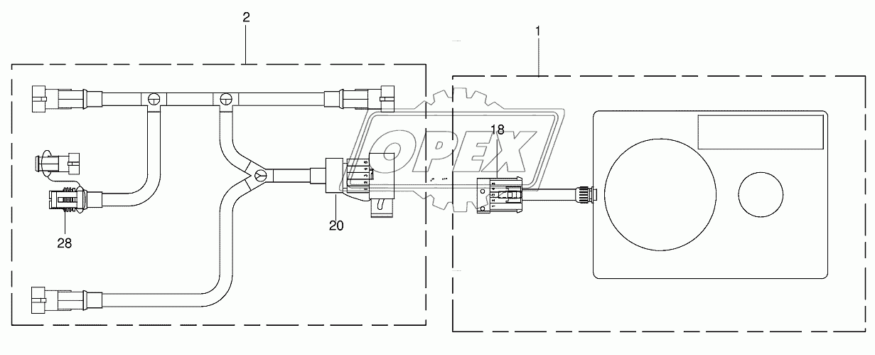 Backlash-alarm impeller fan