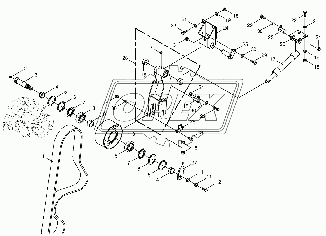 Cracker drive / tensioning device