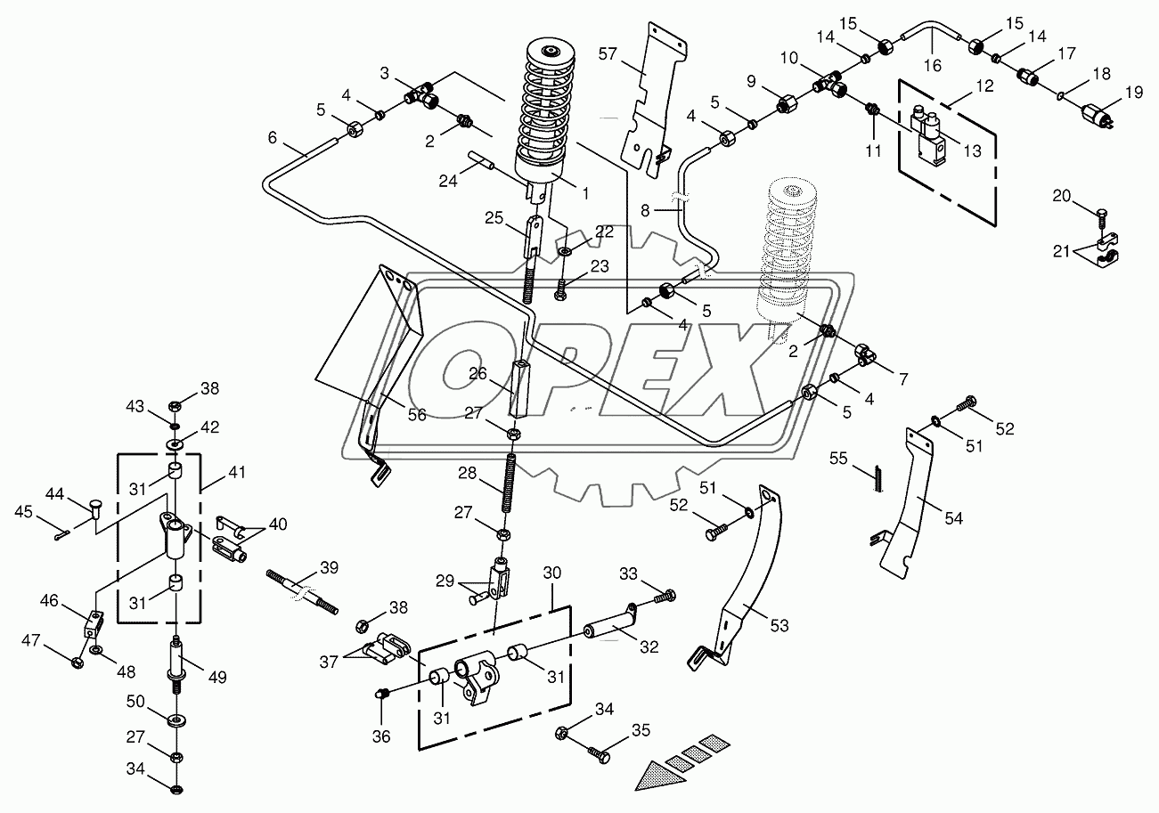 Hydraulic parking brake