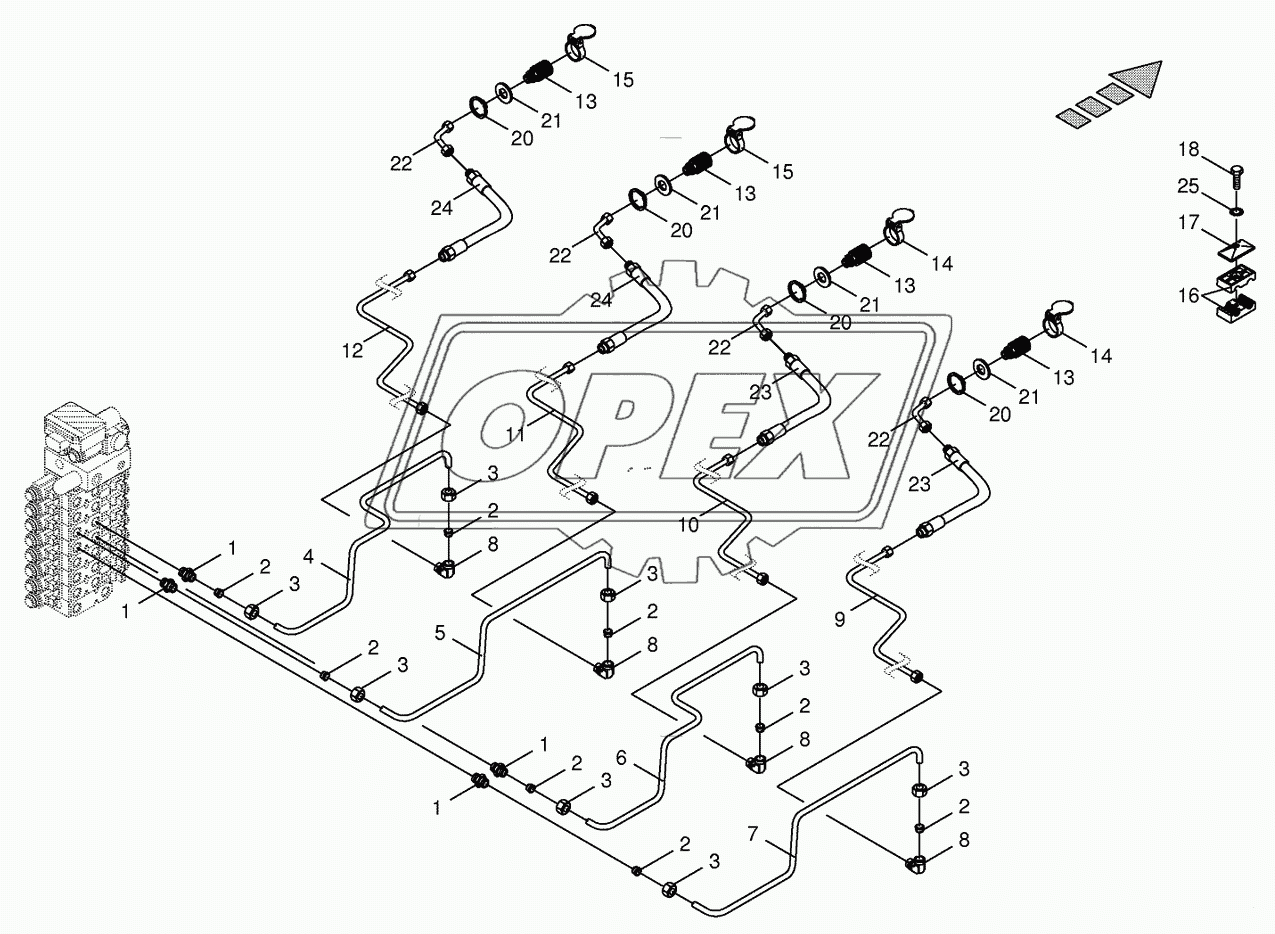 Hydraulics- front attachment