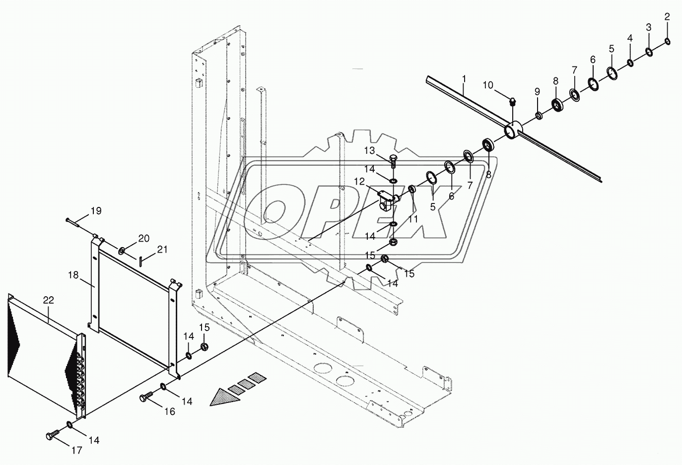 Rotor/Air conditioner mounting