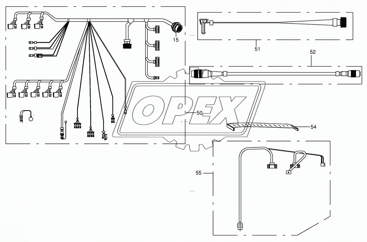 Wiring harness- control box