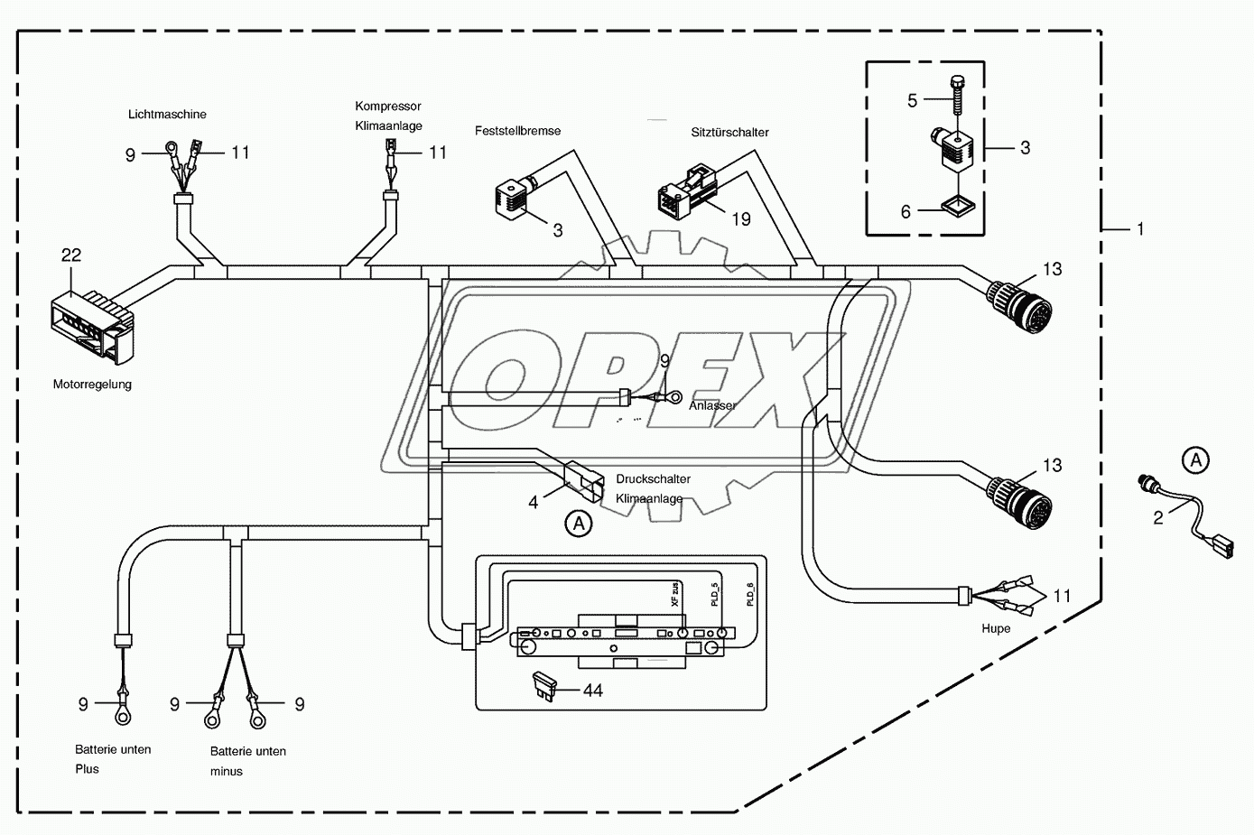 Wiring loom- cab