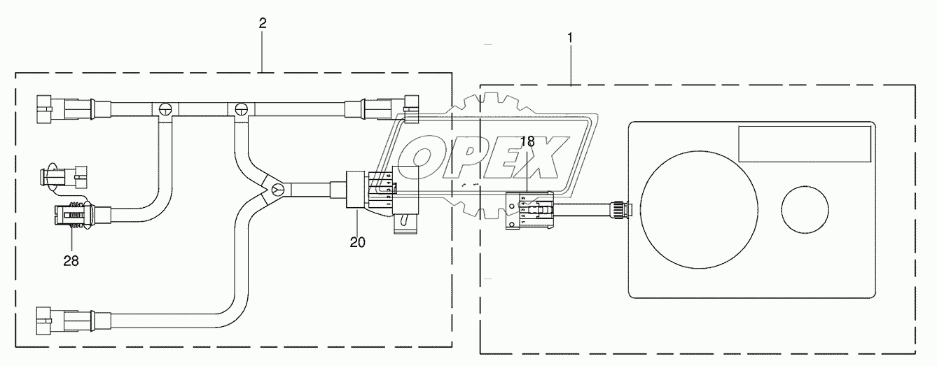 Backlash-alarm impeller fan