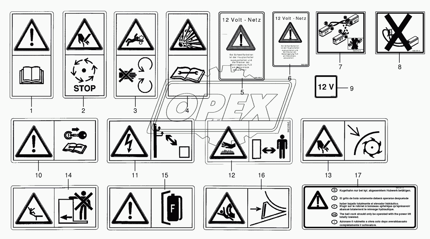 Warning signs