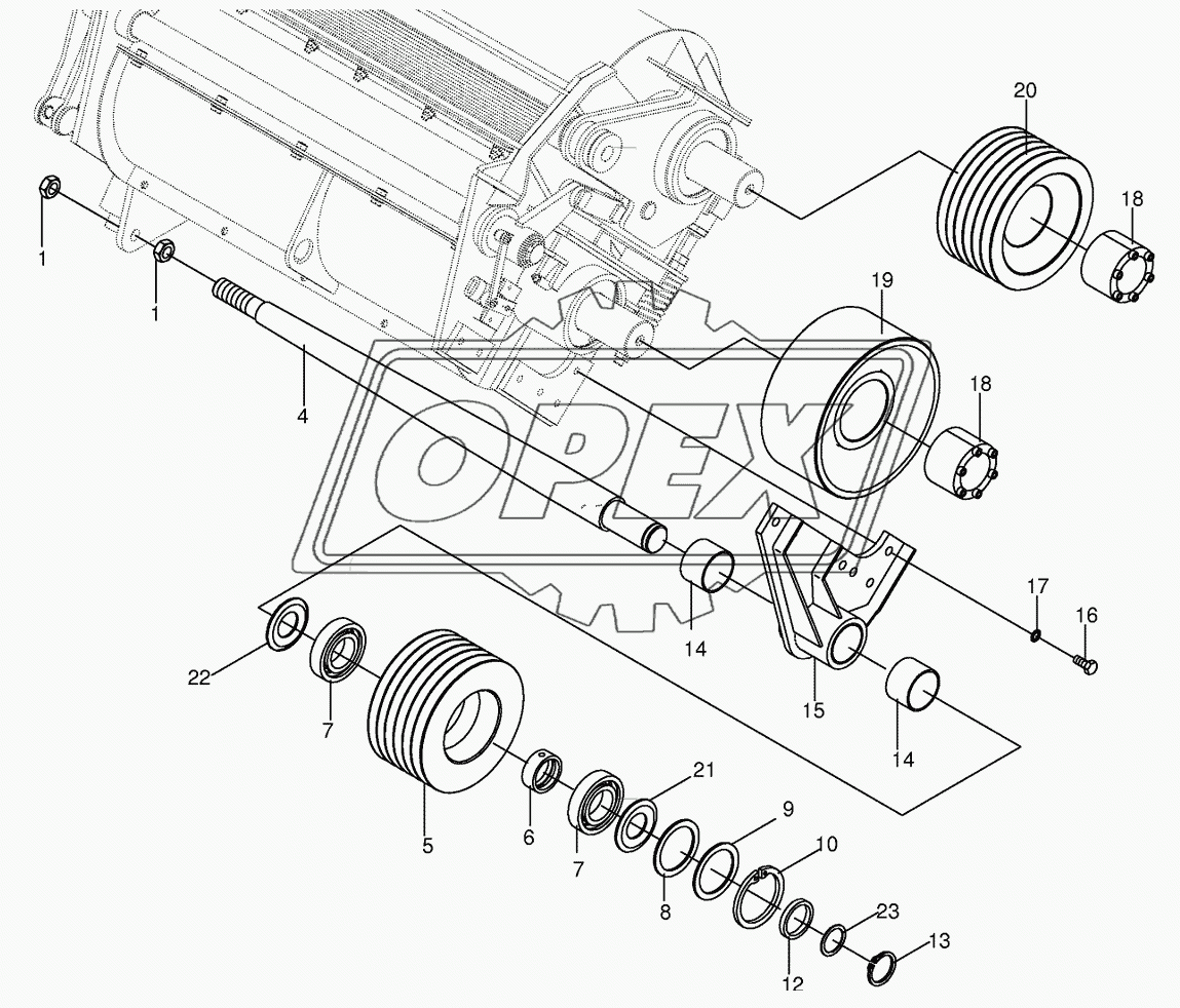 Pulley for changing directions