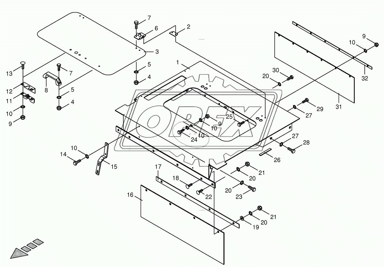 Cover- Feeder Housing