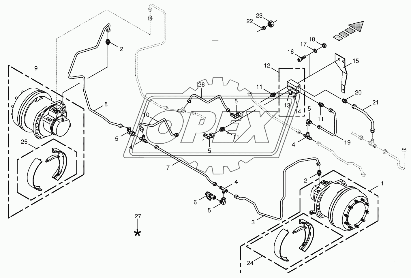 Cam lobe motor-3-stepped