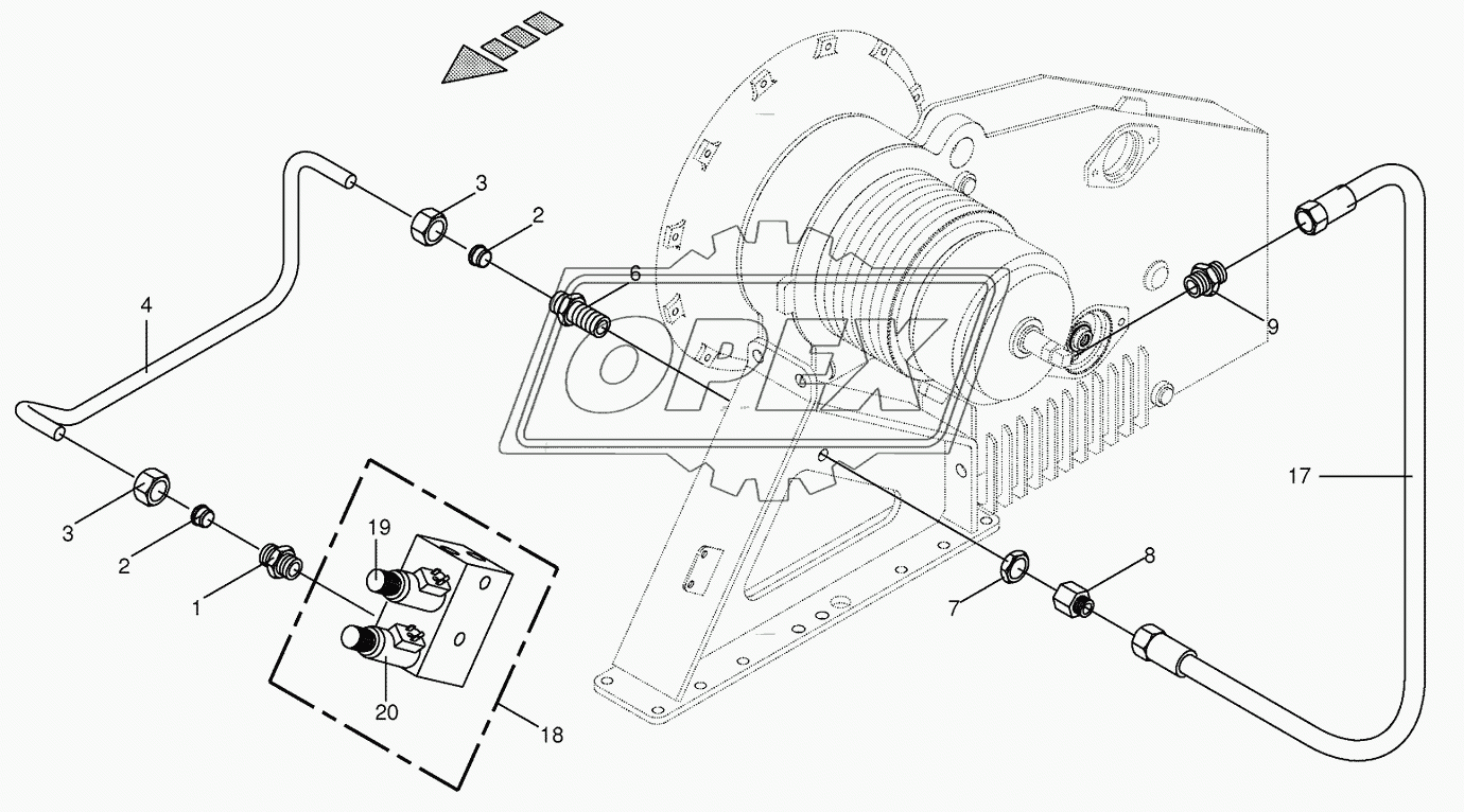 Lines main clutch