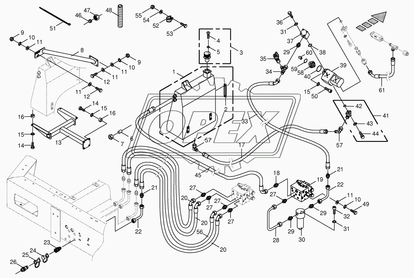 Hydraulics- additive connection back 4