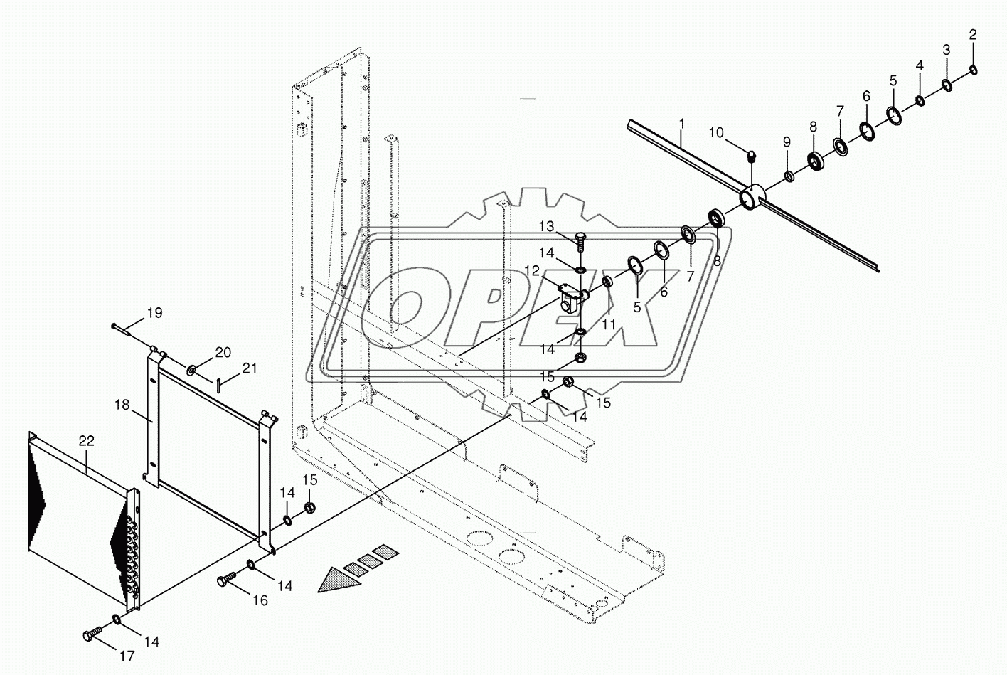 Rotor/Air conditioner mounting