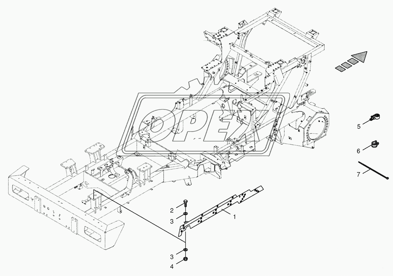 Wiring harness fastening