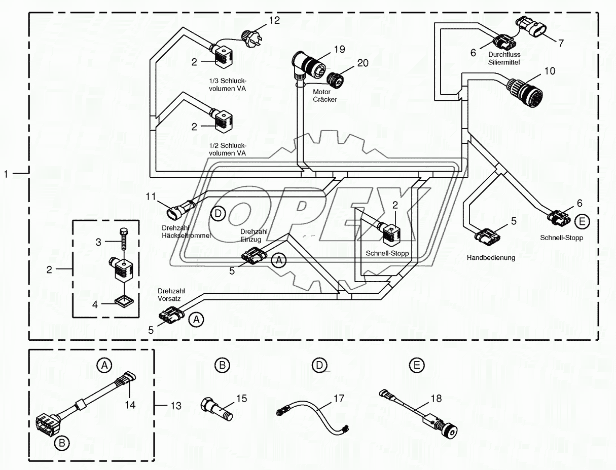 Wiring Harness- lateral left