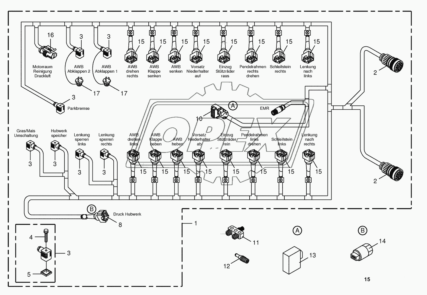 Wiring Harness- valve block