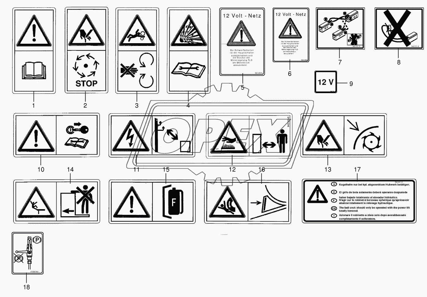 Warning signs