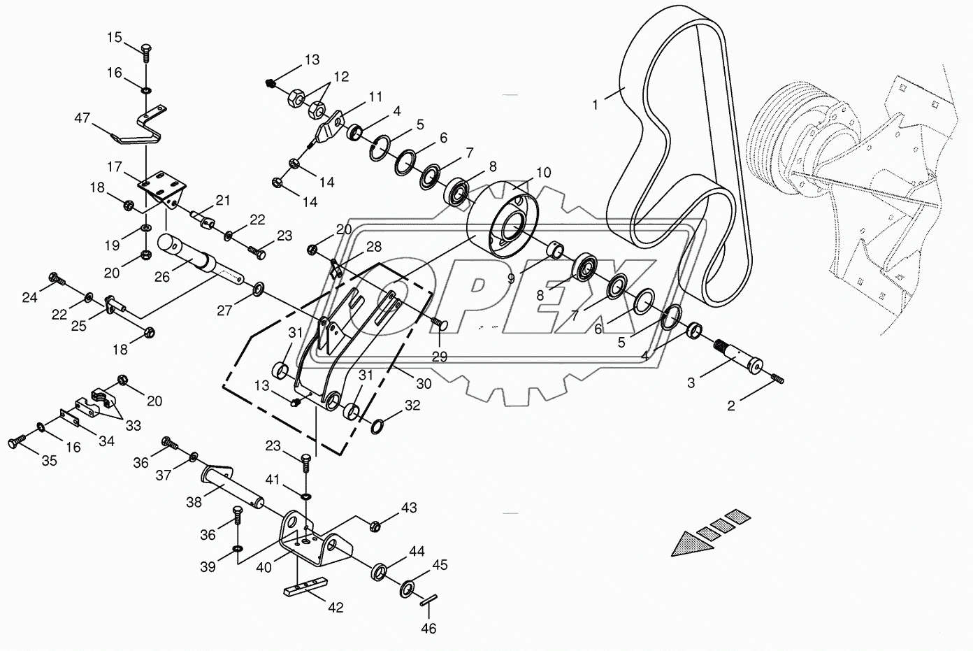 Cracker drive/tensioning device